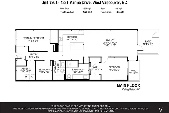 204 1331 Marine Drive, West Vancouver For Sale - image 4